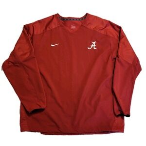 Nike Alabama Crimson Tide Windbreaker Jacket Pullover Men's XXL 2XL Roll Tide